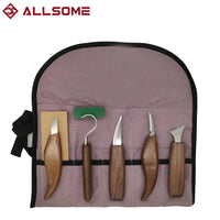 Oak & Coral | 8-Piece Wood Carving Kit with Files for Spoon Carving