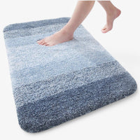 Oak & Coral | Plush Microfiber Bath Mat - Quick Dry Non-Slip
