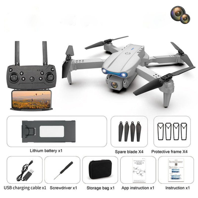 Oak & Coral | AeroPro - Drone with 4K UHD Camera and Long Battery Life