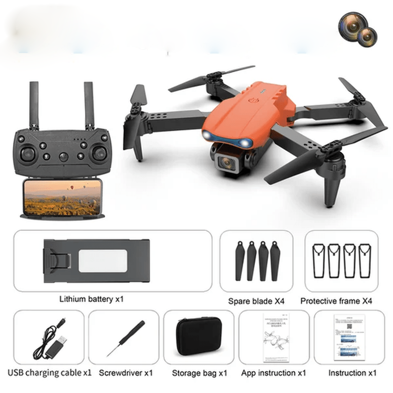 Oak & Coral | AeroPro - Drone with 4K UHD Camera and Long Battery Life