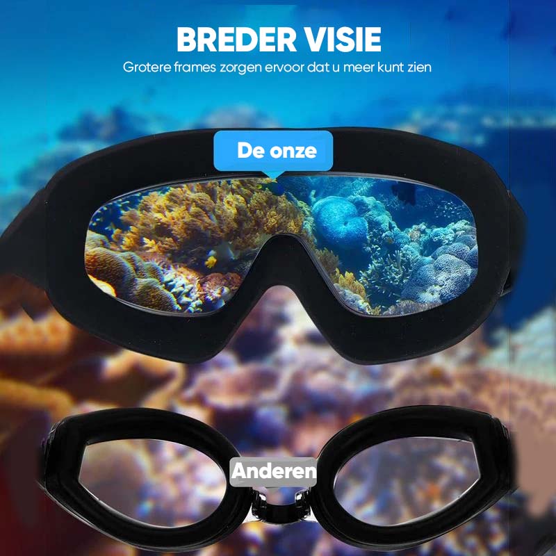 Oak & Coral | Anti-Fog Swim Goggles