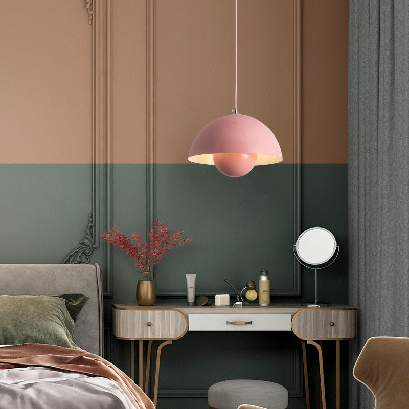 Oak & Coral | AuraLuxe LED Pendant Lamp | Modern Design | Dimmable Mood Light | Elegant Lighting for Dining Room & Living Room