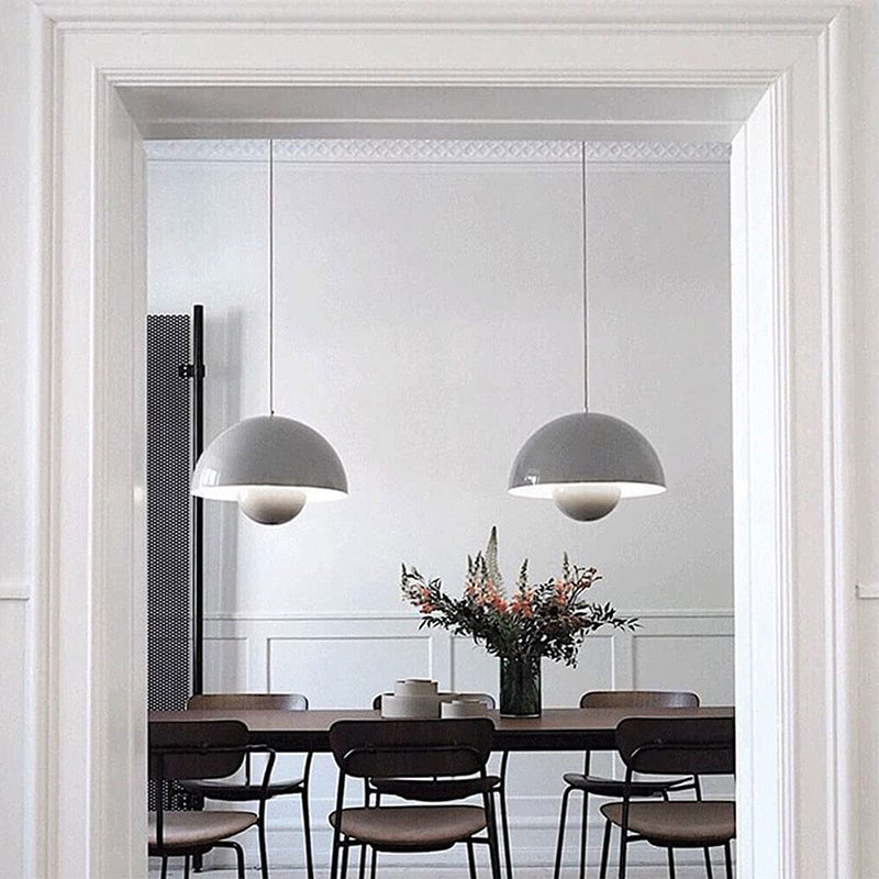 Oak & Coral | AuraLuxe LED Pendant Lamp | Modern Design | Dimmable Mood Light | Elegant Lighting for Dining Room & Living Room