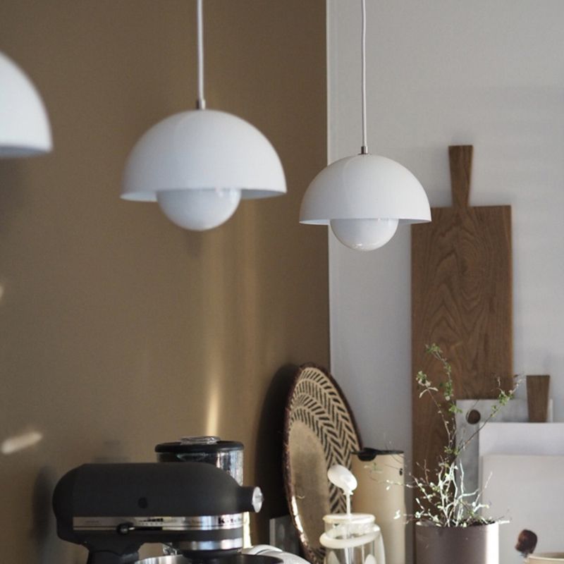 Oak & Coral | AuraLuxe LED Pendant Lamp | Modern Design | Dimmable Mood Light | Elegant Lighting for Dining Room & Living Room
