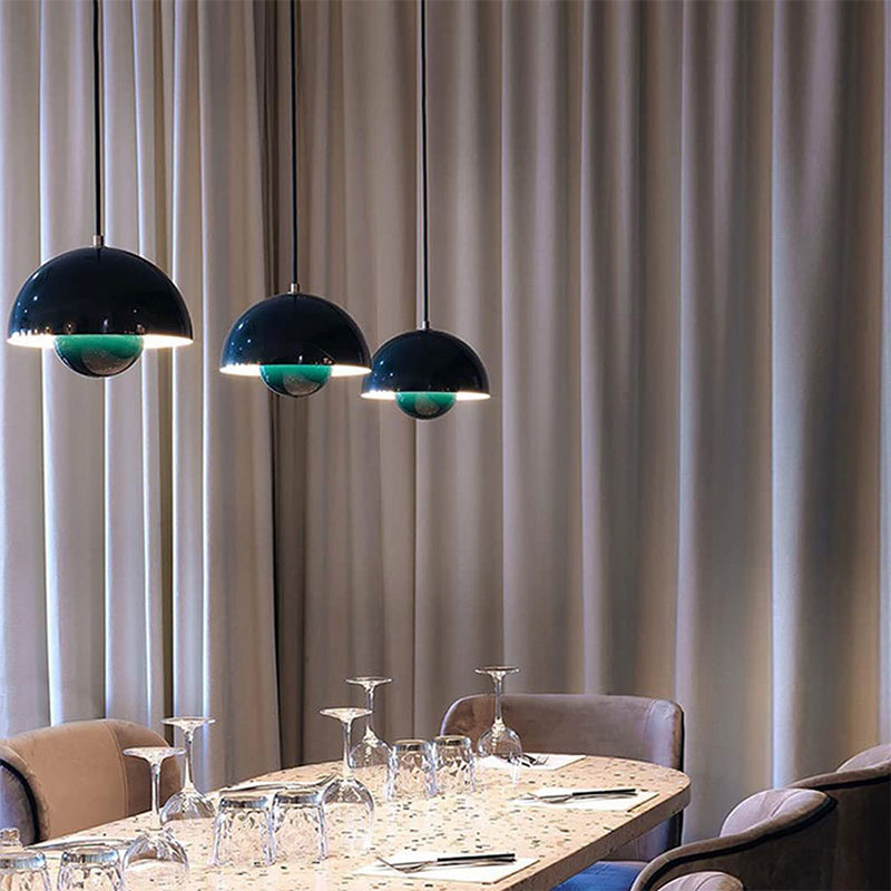 Oak & Coral | AuraLuxe LED Pendant Lamp | Modern Design | Dimmable Mood Light | Elegant Lighting for Dining Room & Living Room