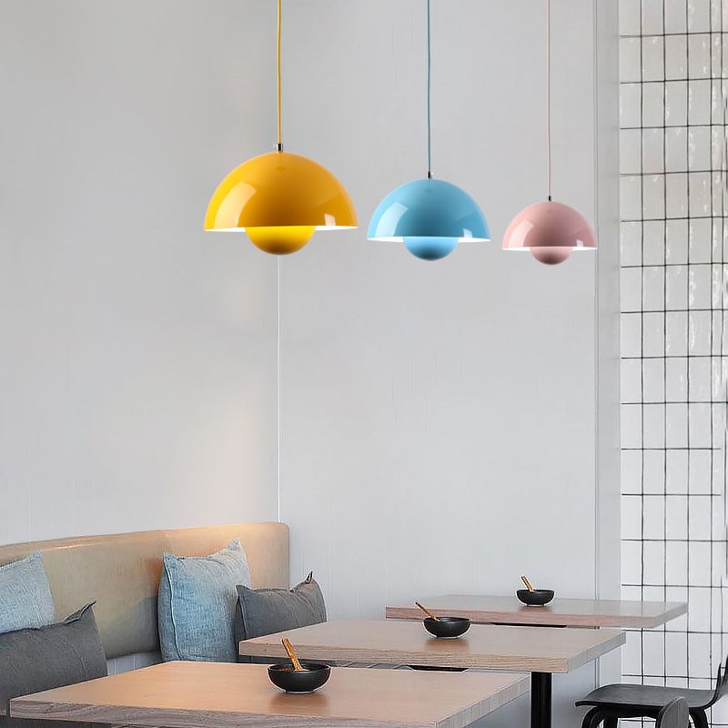 Oak & Coral | AuraLuxe LED Pendant Lamp | Modern Design | Dimmable Mood Light | Elegant Lighting for Dining Room & Living Room