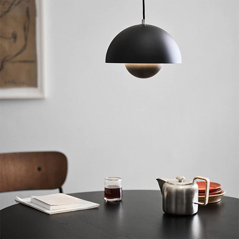 Oak & Coral | AuraLuxe LED Pendant Lamp | Modern Design | Dimmable Mood Light | Elegant Lighting for Dining Room & Living Room