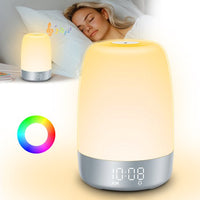 Oak & Coral Wake-Up Lamp with Nature Sounds