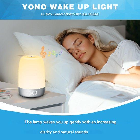 Oak & Coral | Aurora Wake-Up Light with Natural Sounds