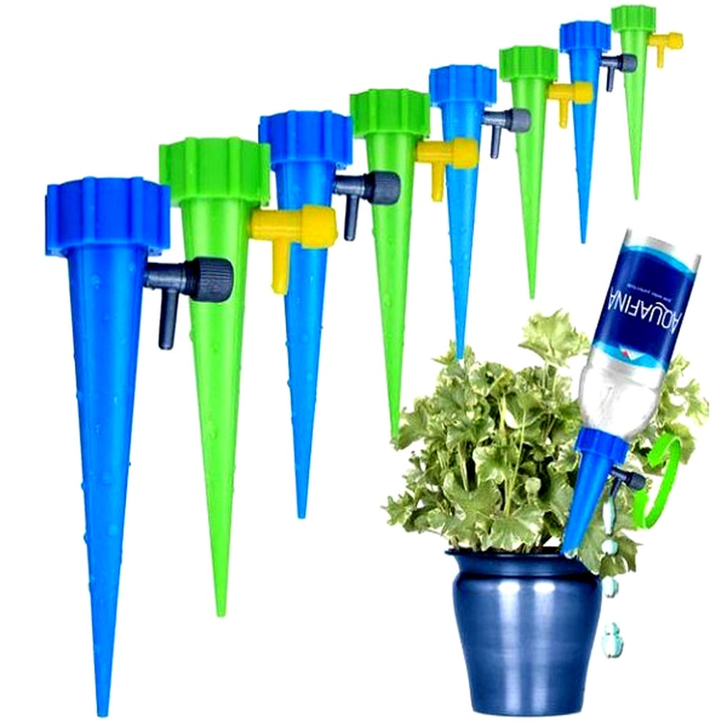 Oak & Coral | Automatic Plant Waterer - Adjustable Flow Garden Aid Spikes