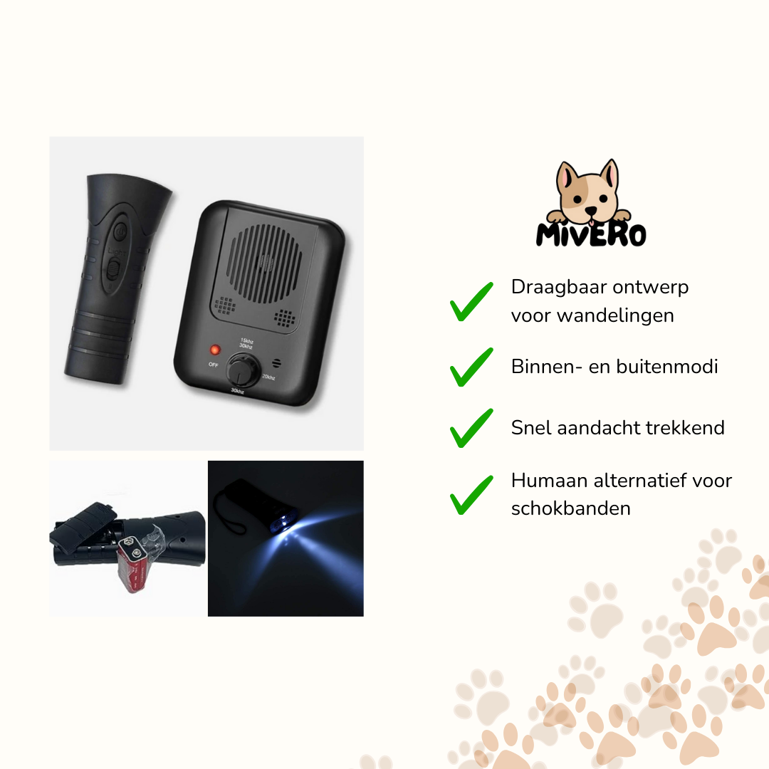 Oak & Coral | BarkShield - Ultrasonic Anti-Bark Device