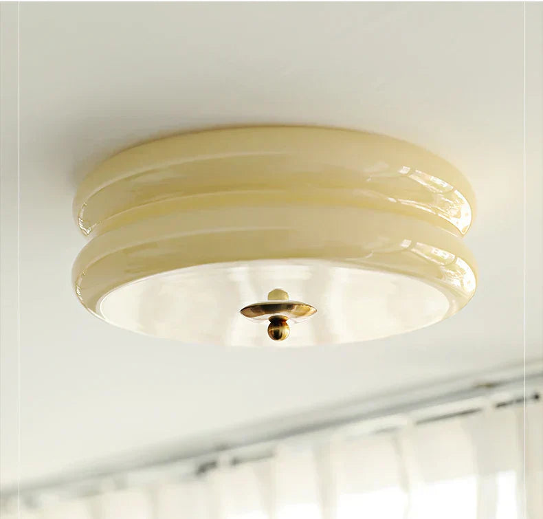 Oak & Coral | BauhausGlow LED Lamp | Dimmable, Modern Design | Living Room & Bedroom