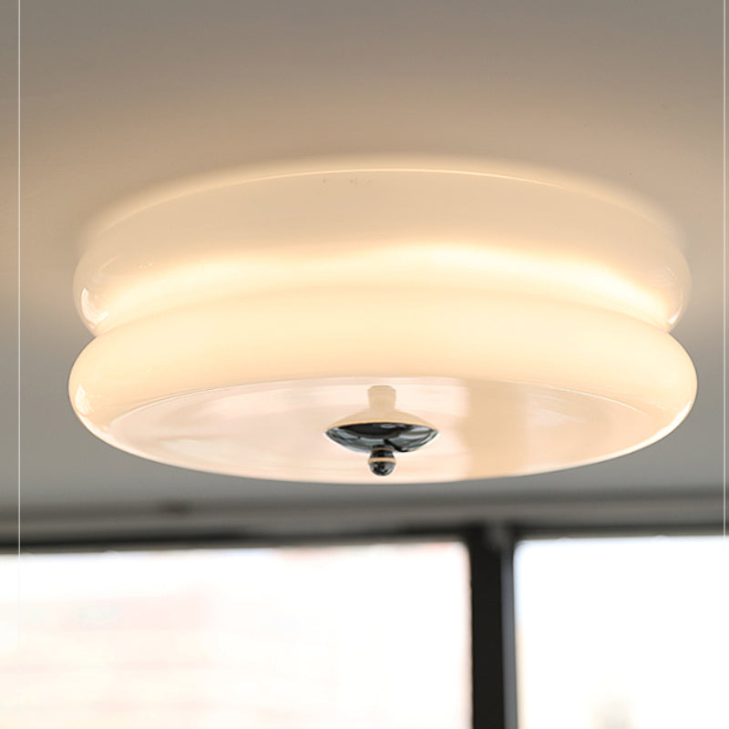 Oak & Coral | BauhausGlow LED Lamp | Dimmable, Modern Design | Living Room & Bedroom