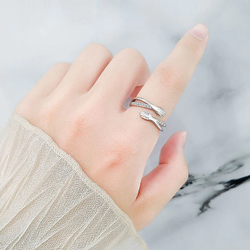 Oak & Coral | Best Gift - Hug Ring