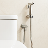 Oak & Coral | Stainless Steel Bidet Sprayer with Wall Mount