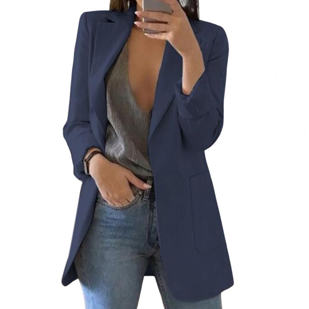 Oak & Coral Blazer Jacket with Large Pockets