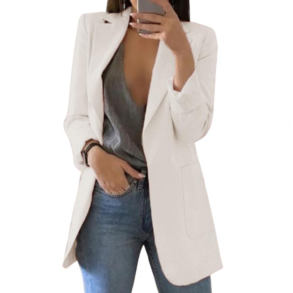 Oak & Coral Blazer Jacket with Large Pockets