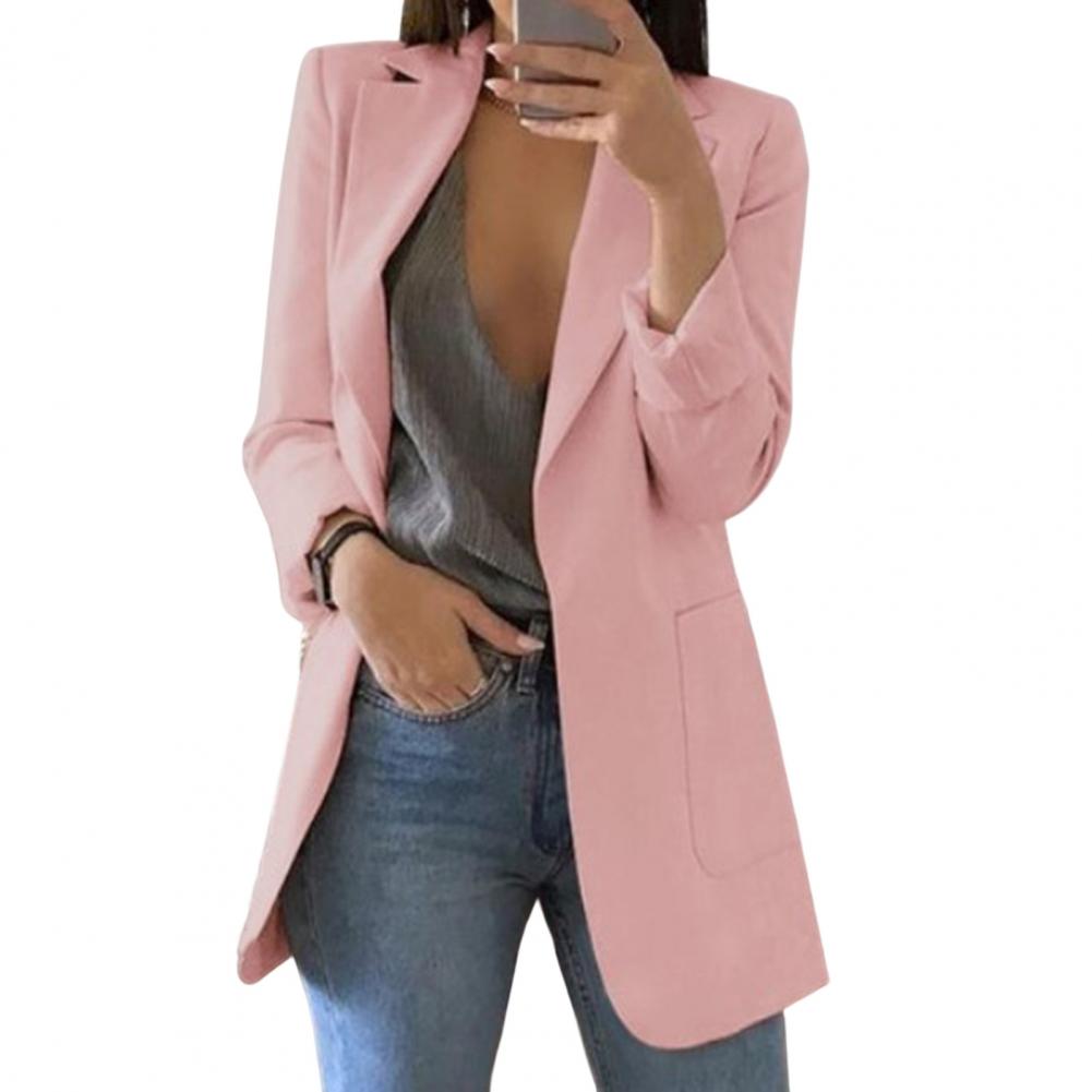 Oak & Coral Blazer Jacket with Large Pockets