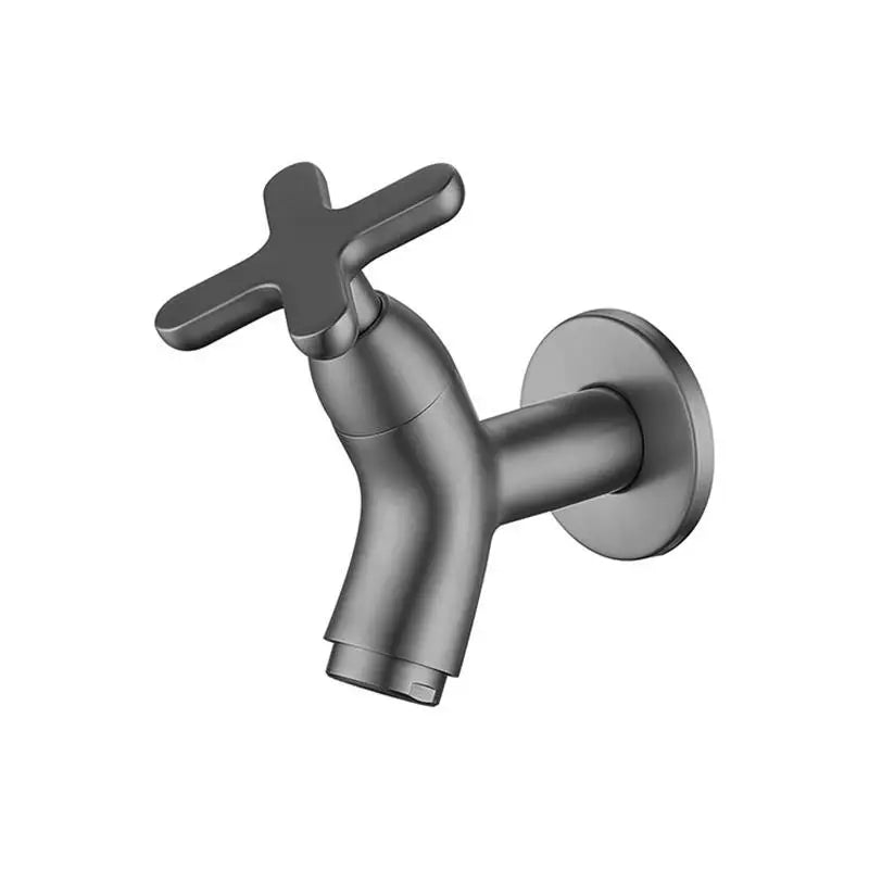 Oak & Coral | BrassFlow – Wall-Mounted Cold Water Tap in Solid Brass