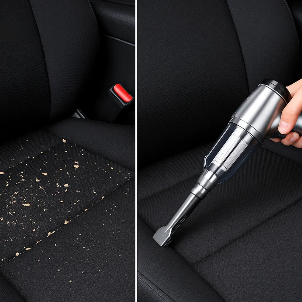 Oak & Coral | Car Vacuum Cleaner - Powerful and Compact Car Vac for Quick Cleaning