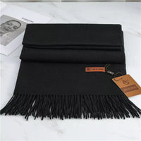 Oak & Coral | Tassel Cashmere Scarf for Cozy Style