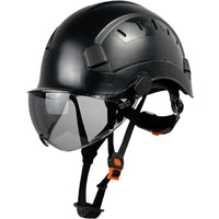 Oak & Coral | CE ABS Safety Helmet with Goggles & Visor – SafeGuard