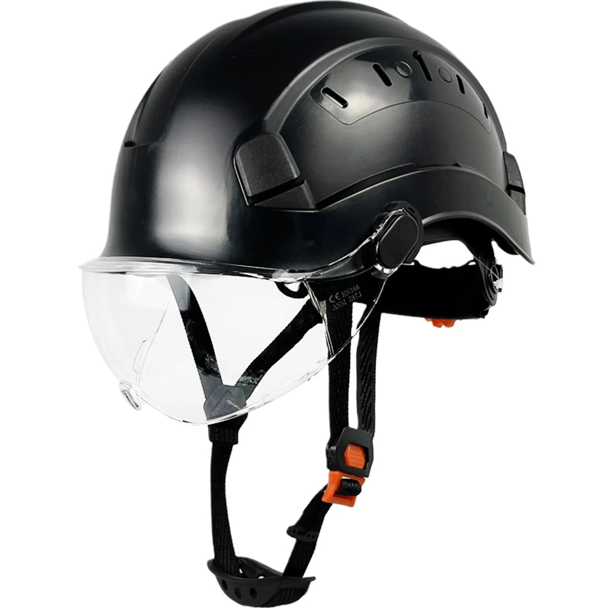 Oak & Coral | CE ABS Safety Helmet with Goggles & Visor – SafeGuard