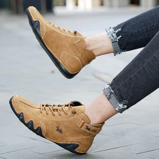 Oak & Coral - Comfortable and Non-Slip Barefoot Shoes Made of Real Leather