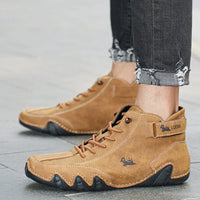 Oak & Coral | Men's Genuine Leather Barefoot Feel Shoes