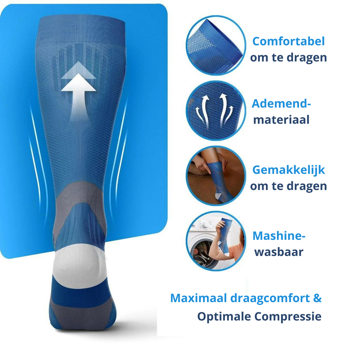 Oak & Coral | Compression Socks for Improved Circulation and Leg Relief