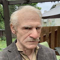 Oak & Coral | Creepy Old Man Mask – Realistic Latex Halloween Mask for Adults