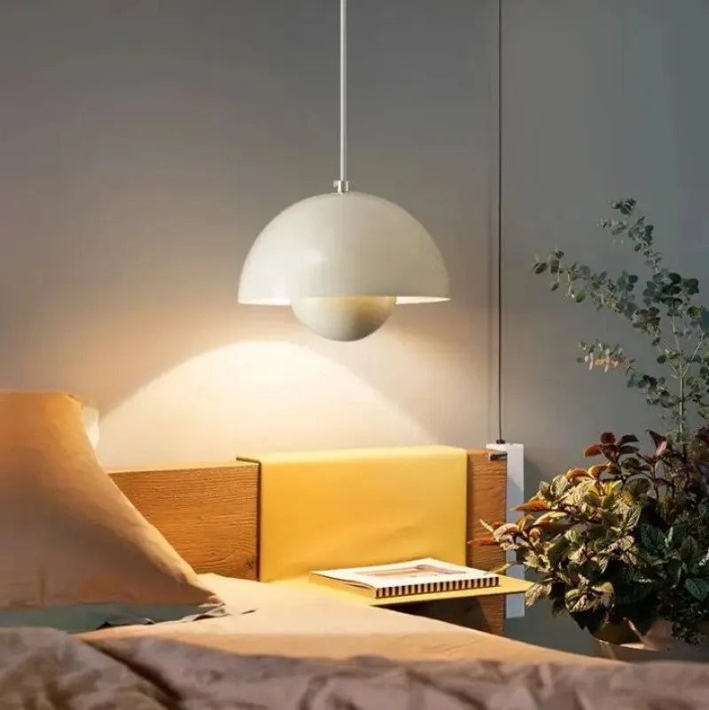 Oak & Coral | Danish Pendant Light Flower Head