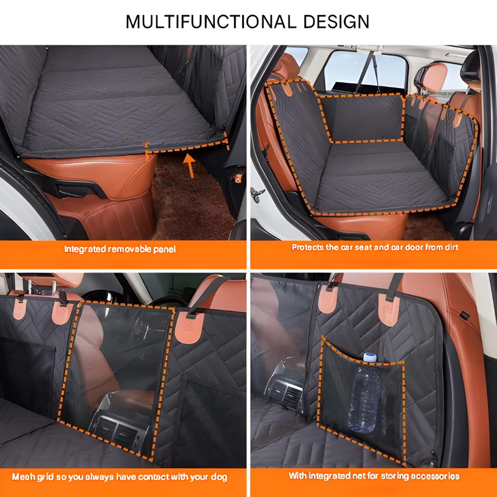 Oak & Coral | Dog Car Seat Extender Quilted