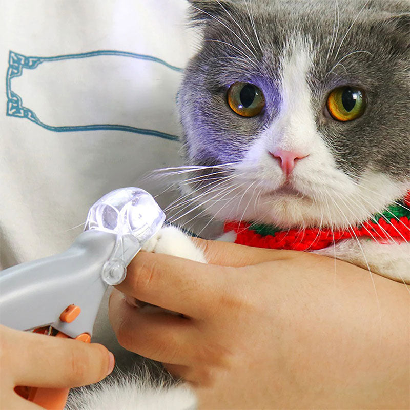 Oak & Coral | Dog & Cat Nail Clipper with Safety Sensor & LED