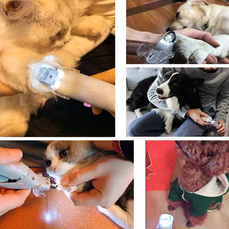 Oak & Coral | Dog & Cat Nail Clipper with Safety Sensor & LED