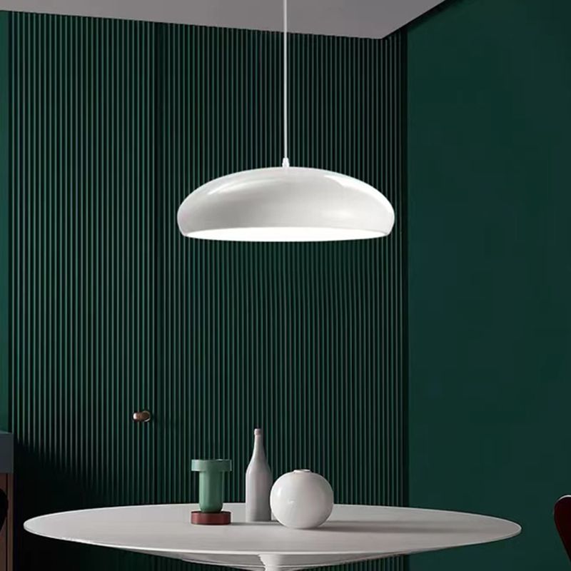 Oak & Coral | Dome Pendant Light | Metal Dome Design