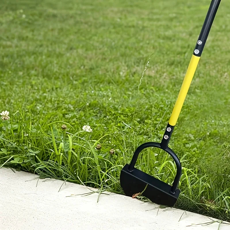 Oak & Coral | EdgeMaster Lawn Edger | Half-Moon Design with Wavy Edge | Manual Tool for Clean Lawn Edges & Beds