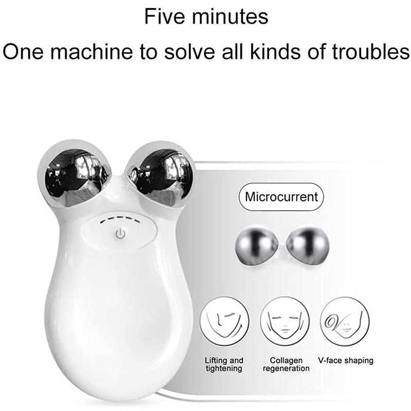Oak & Coral | Electric Microcurrent Facial Massage Device