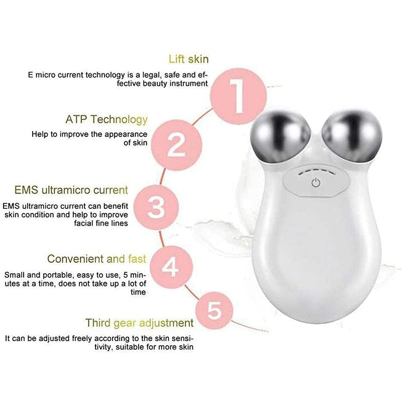 Oak & Coral | Electric Microcurrent Facial Massage Device