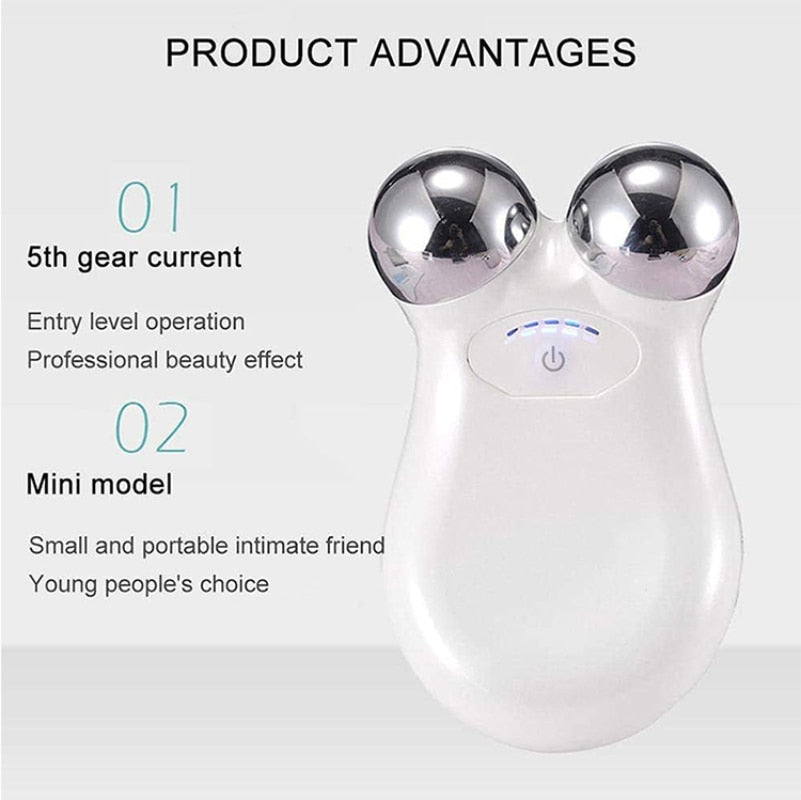 Oak & Coral | Electric Microcurrent Facial Massage Device