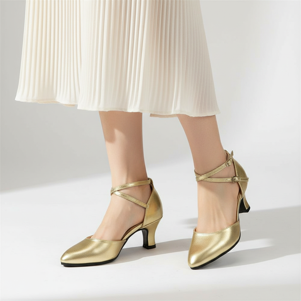 Oak & Coral | Elegant Chic Heels: Versatile, chunky heel for all seasons