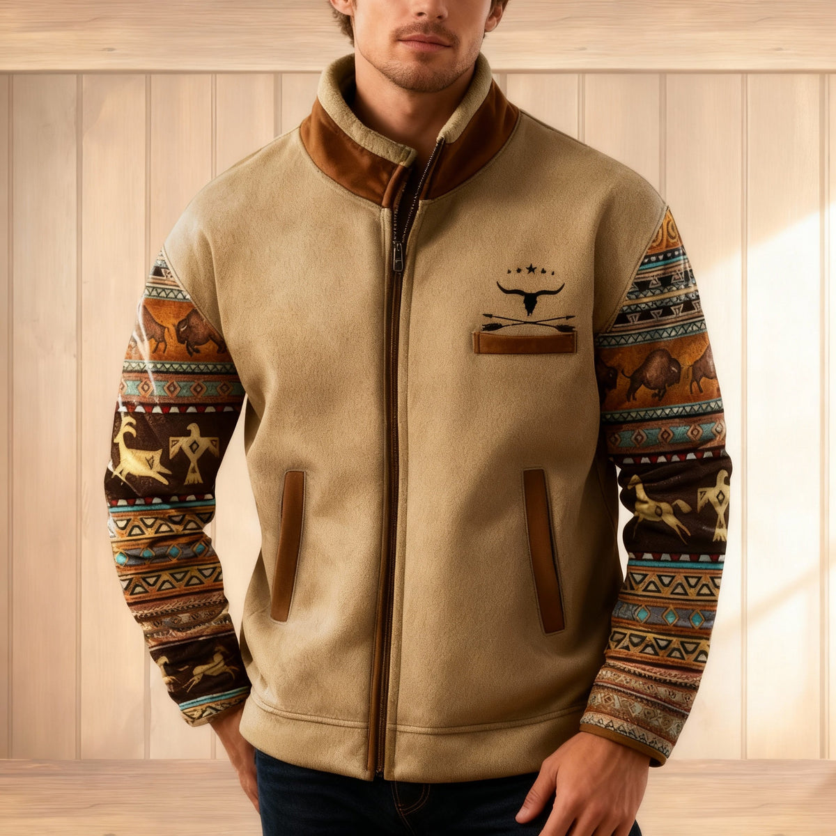 Oak & Coral Elegant Jacket – Light, Warm & Stylish for Outdoor