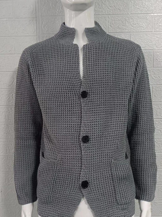 Oak & Coral Elegant Men's Cardigan