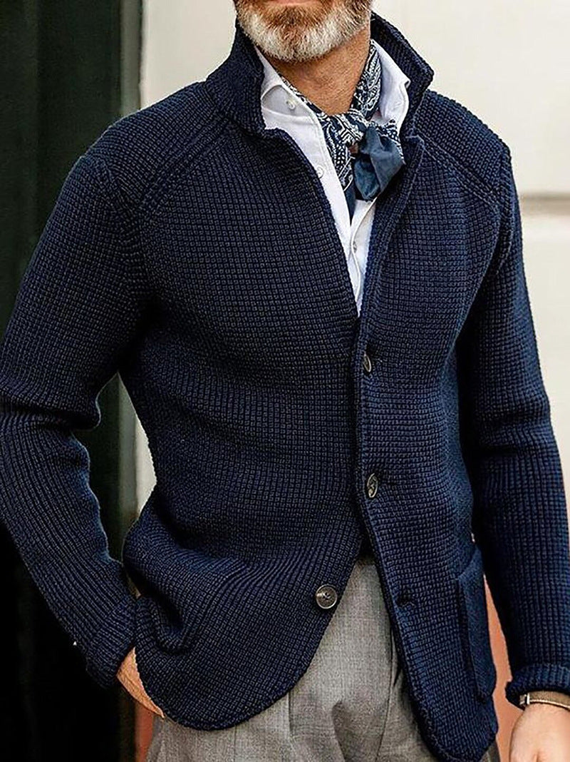 Oak & Coral Elegant Men's Cardigan