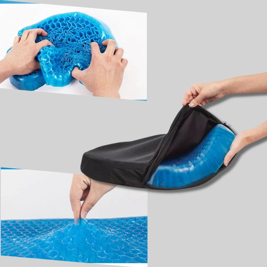 Oak & Coral | Ergonomic Gel Seat Cushion