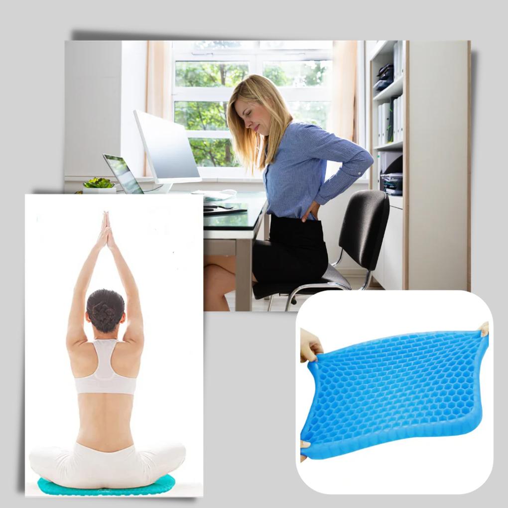 Oak & Coral | Ergonomic Gel Seat Cushion