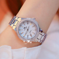 Oak & Coral | Esmée Women’s Stainless Steel Quartz Watch 32mm Silver