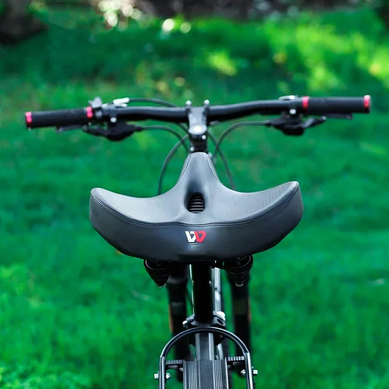 Oak & Coral | Extra Wide Bicycle Saddle with Ergonomic Design
