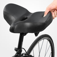 Oak & Coral | Extra Wide Bicycle Saddle with Ergonomic Design