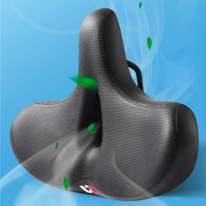 Oak & Coral | Extra Wide Bicycle Saddle with Ergonomic Design